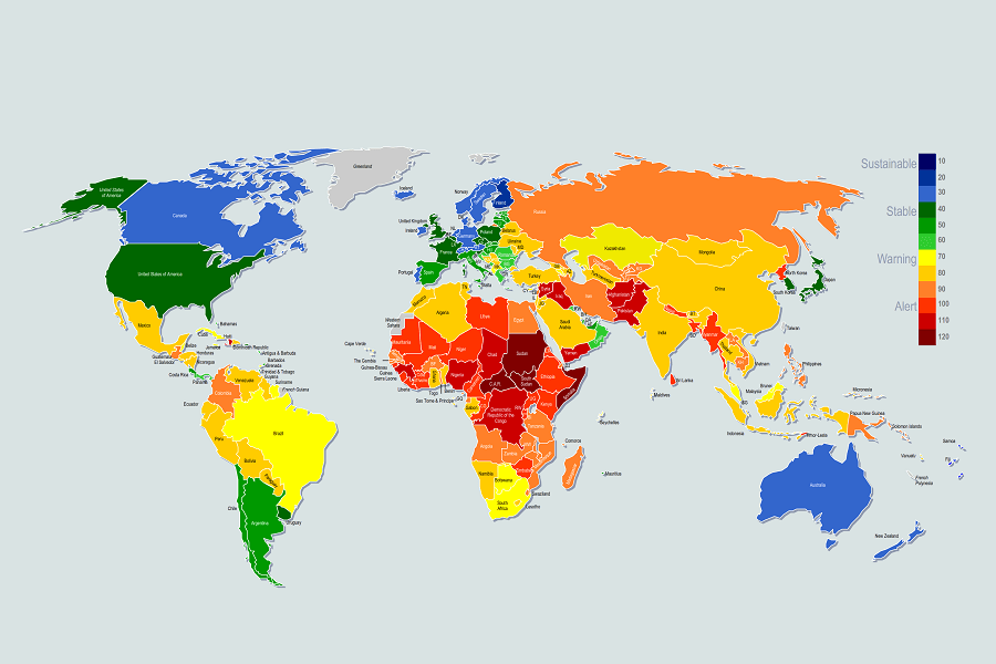 Кыргызстан занял 62-е место в рейтинге недееспособности государств