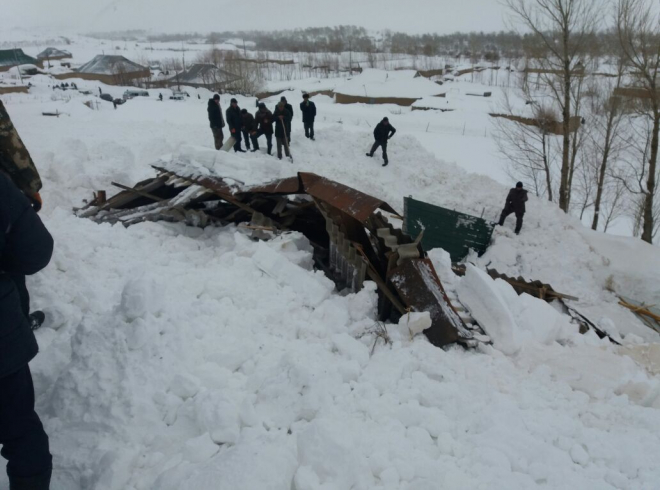 Двое детей и одна женщина погибли под снежными лавинами в Ошской области