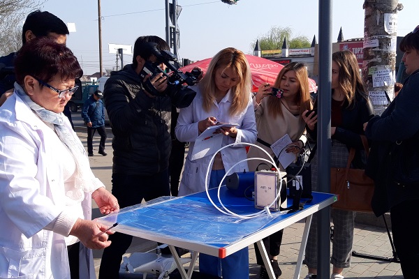 В Бишкеке на двух перекрестках при замере атмосферного воздуха обнаружили превышение ПДК