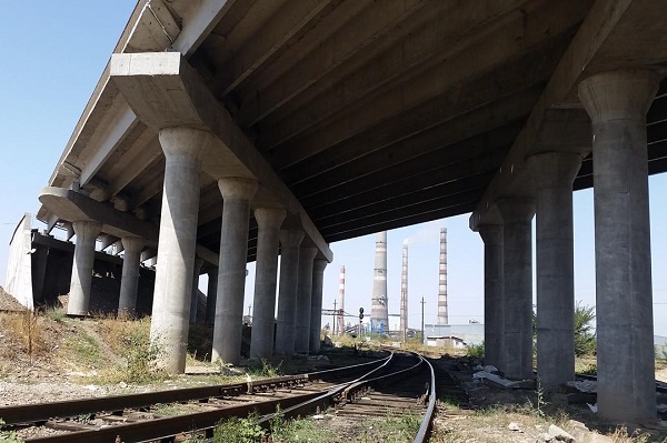 В Бишкеке возобновили строительство эстакадного моста и ул.Льва Толстого