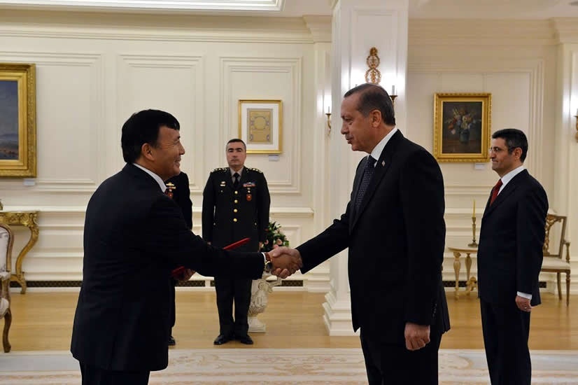 Посол КР вручил президенту Турции верительные грамоты