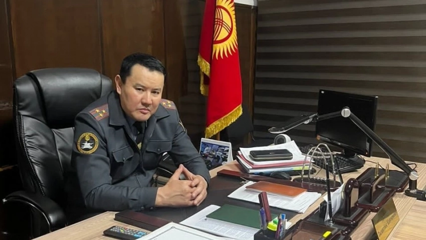 Начальником Октябрьского РУВД Бишкека стал Талант Аттокуров