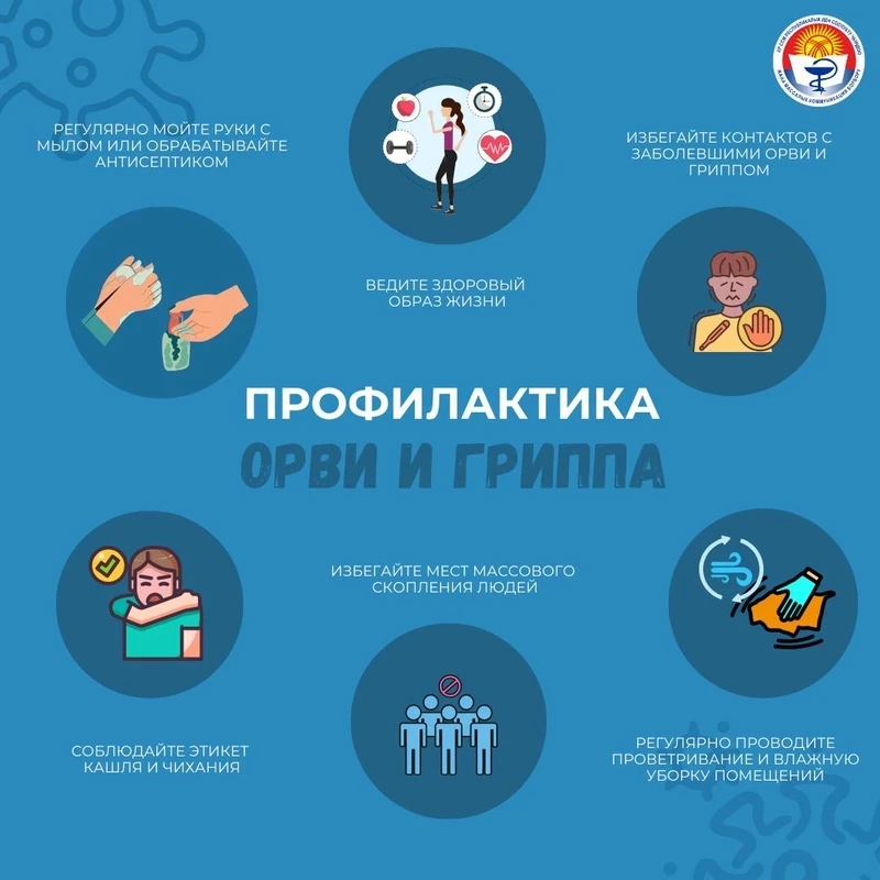 Заболеваемость ОРВИ и гриппом в Кыргызстане пошла на спад