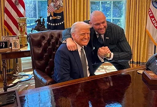 Конор Макгрегор встретился с Дональдом Трампом в Белом доме