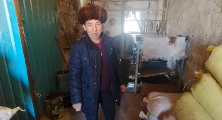 Сыдык Асаналиев из Джумгала сам построил мельницу для переработки пшеницы