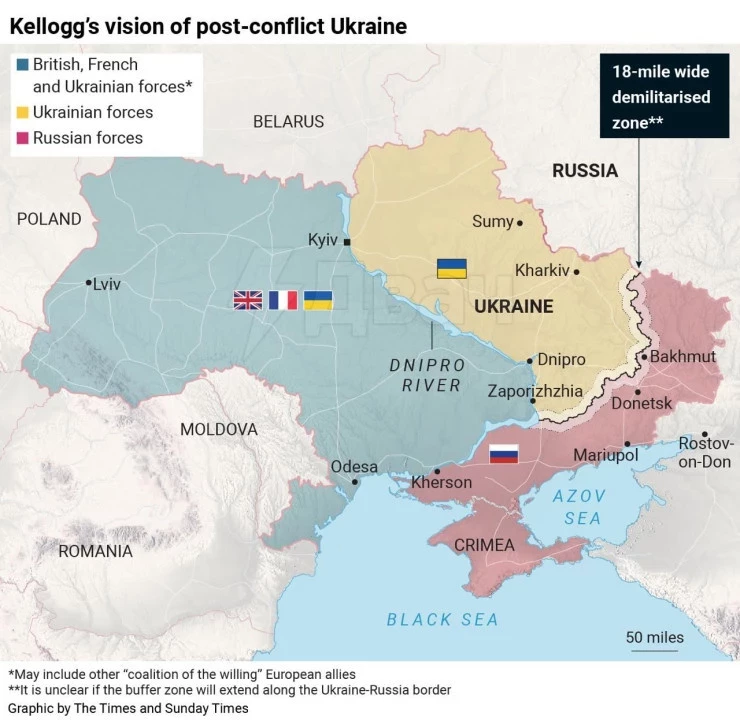 Спецпосланник Трампа предложил "разделить" Украину по берлинскому сценарию 1945 года