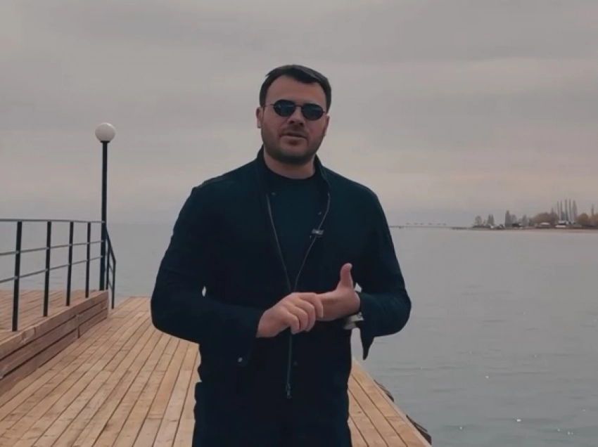 Эмин Агаларов посетил Иссык-Куль и встретился с Садыром Жапаровым (видео)