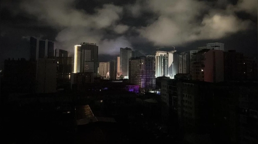 Массовое отключение электроэнергии произошло в Грузии