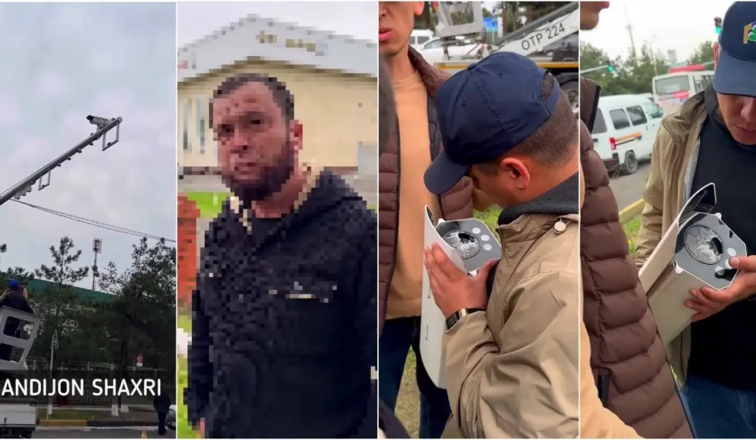 В Узбекистане мужчина выстрелил по 52 видеокамерам на перекрёстках, в соцсетях его называют героем