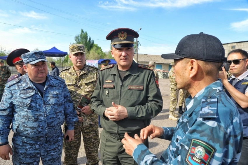 Полковник Калматаев проверил готовность к учению "Коопсуздук – 2025"