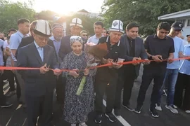 В Оше завершены работы по ремонту и расширению улицы Юнусова