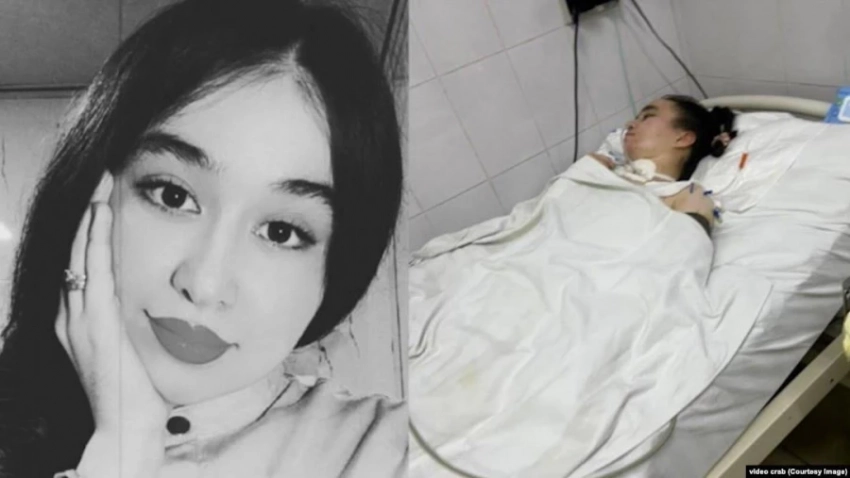 Студентку в Бишкеке сбила машина. Мама продала жилье ради ее лечения и ночует на улице