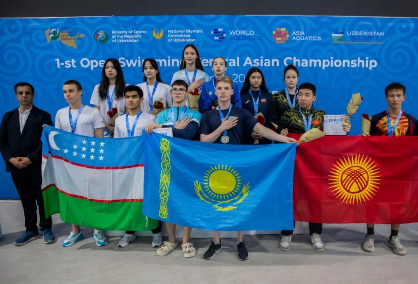 Спортсмены из КР успешно выступили на 1-м открытом чемпионате Центральной Азии по плаванию