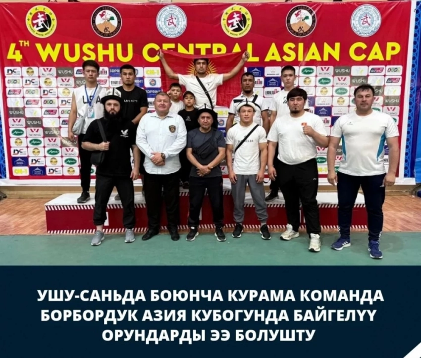 Кыргызская команда выиграла 7 медалей по ушу-саньда на Кубке ЦА