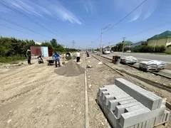 В Оше началось строительство новой аллеи