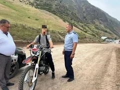 Нелегальные гонки на эндуро: в Майлуу-Суу изъяли десятки мотоциклов