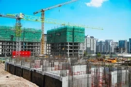 В Бишкеке продолжается строительство ипотечного жилого комплекса «Ынтымак»