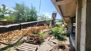 Падение крана в Бишкеке: строительство приостановлено, виновный оштрафован
