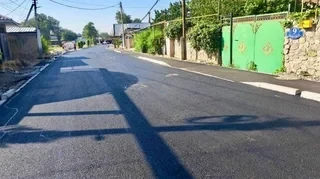 На улице Береговая в Бишкеке завершен дорожный ремонт