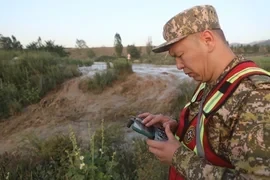 Прорыв озера Такыр-Тор. Временно перекрыта дорога между двумя селами
