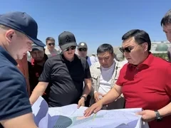 Орунтаев в Токмоке ознакомился со строящимися соцобъектами