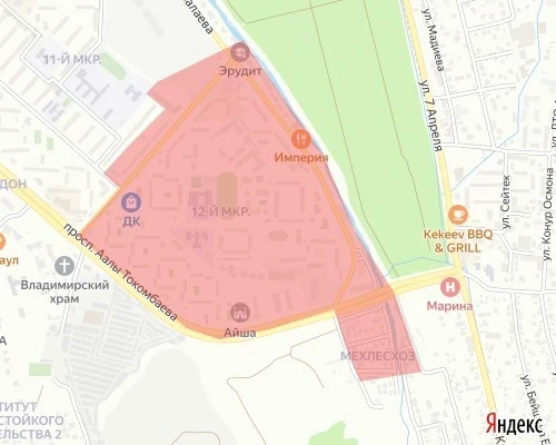 В одном из микрорайонов Бишкека весь день не будет питьевой воды (карта)
