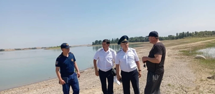 На водоемах ГЭС-5 и Нижней Ала-Арче проведены беседы о месте купания скота