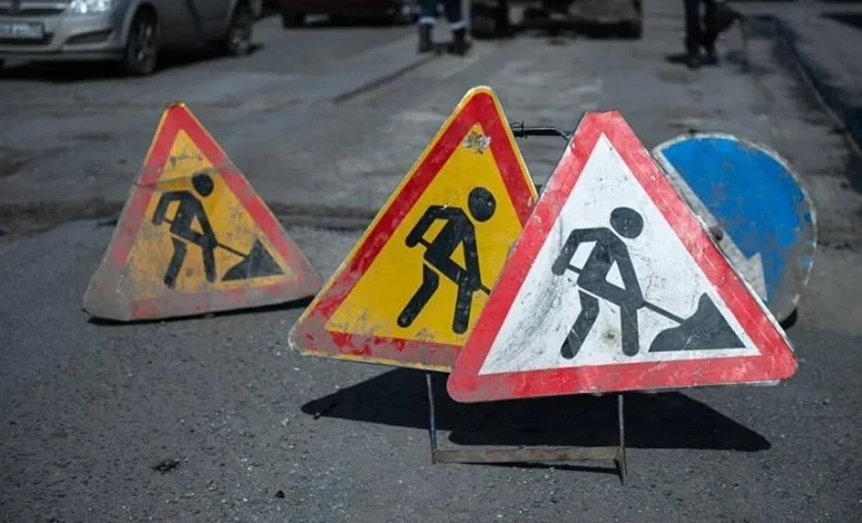 В Бишкеке на ремонт закрывается участок улицы Ахунбаева