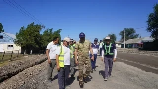 Абсаттар Сыргабаев проинспектировал дорожно-строительные работы в Чуйской области