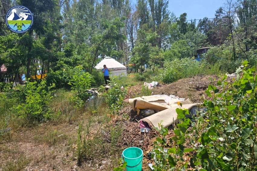 На Иссык-Куле выявлены нарушения экологического законодательства со стороны пансионатов и граждан