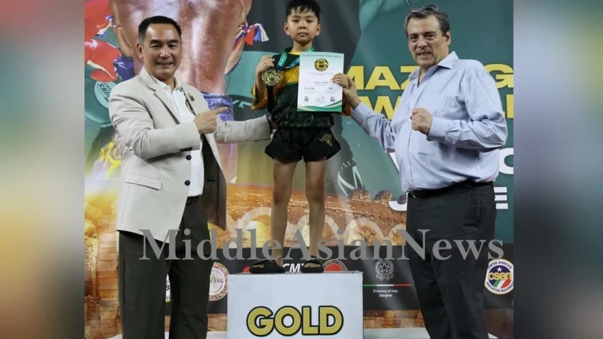 9-летний монгольский мальчик стал чемпионом Muaythai World Festival