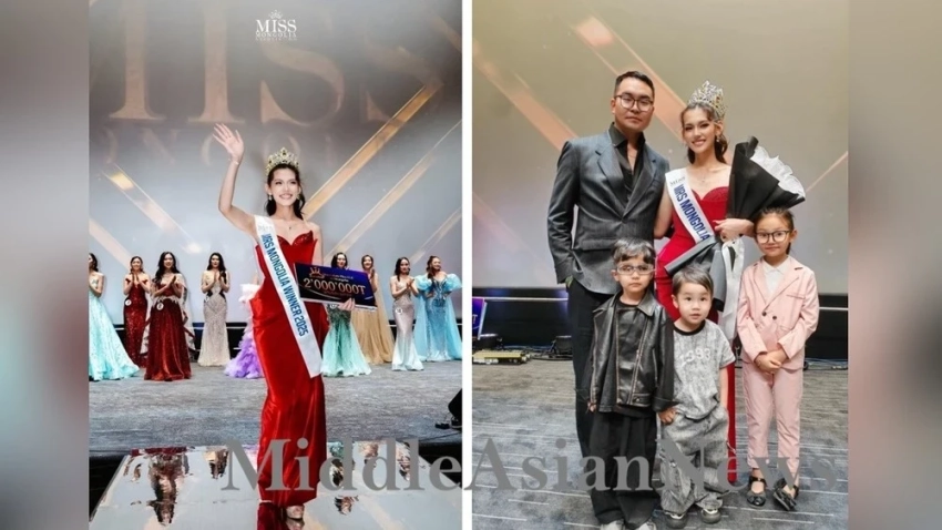 Победительницей конкурса «Mrs. Mongolia 2025» стала мать троих детей Будсурэн из сомона Шарын-Гол. Фото