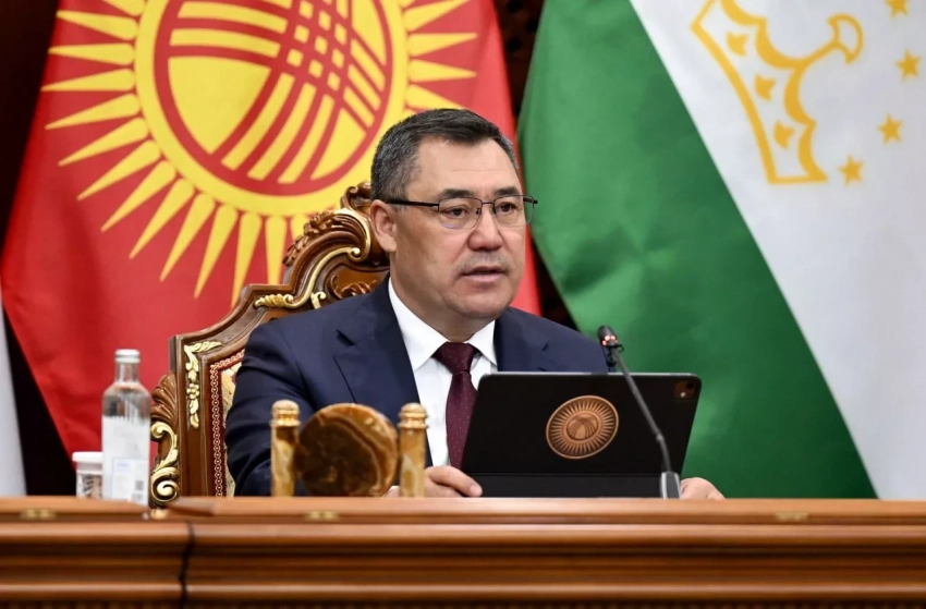 Садыр Жапаров сделал заявление для СМИ по итогам переговоров с президентом Таджикистана