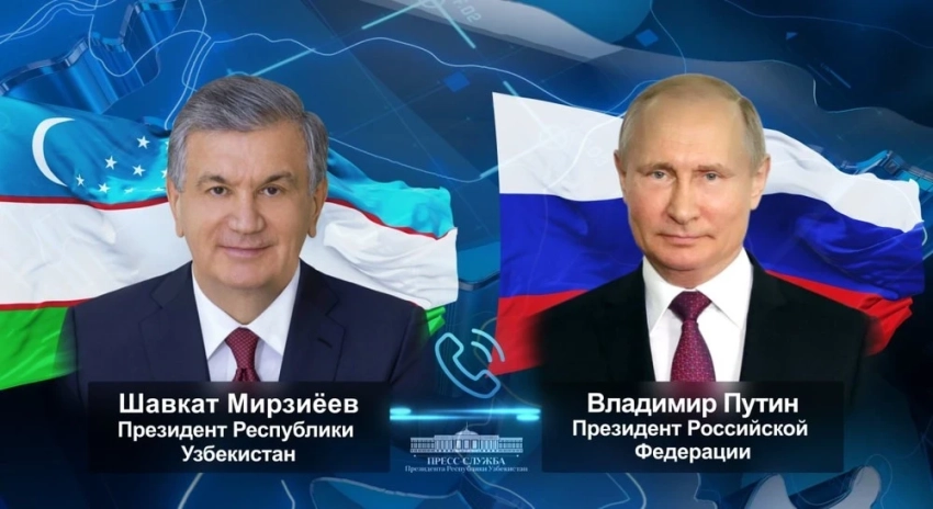 Путин созвонился с президентом Узбекистана Мирзиёевым