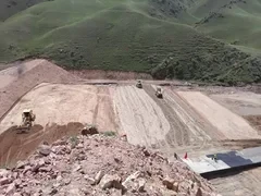 В Жумгальском районе строится новое водохранилище