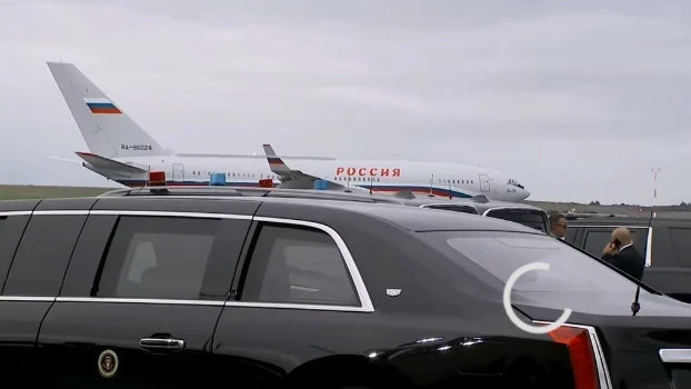 Путин прибыл на Аляску