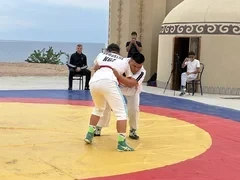 На Иссык-Куле прошел Кубок мира по кыргызской борьбе