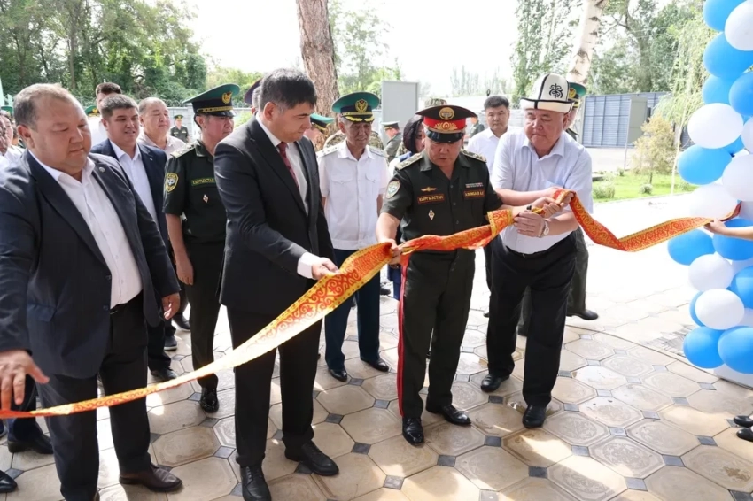 После реконструкции открылась погранзастава «Кемин» на кыргызско-казахской границе