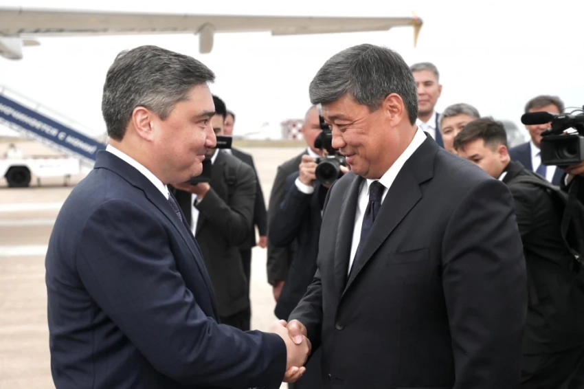 На Иссык-Куле встретили премьер-министра Казахстана Олжаса Бектенова