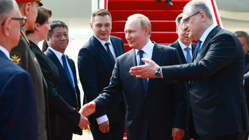 Владимир Путин прибыл в Китай с официальным визитом