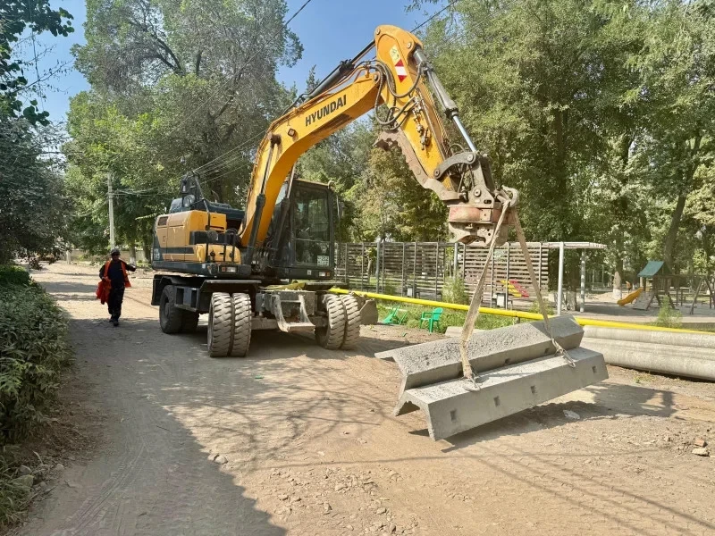 В Бишкеке отремонтировали переулок Нариманский
