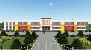 В селе Кызыл-Жар строится новая школа