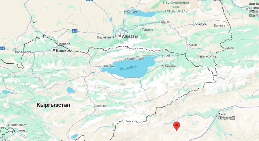 В Китае произошло землетрясение магнитудой 5,7, толчки ощущались в Алматы