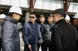Орунтаев проверил ход работ по строительству нового терминала аэропорта «Манас»