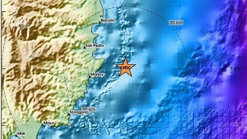 Землетрясение магнитудой 7,4 произошло у берегов Филиппин
