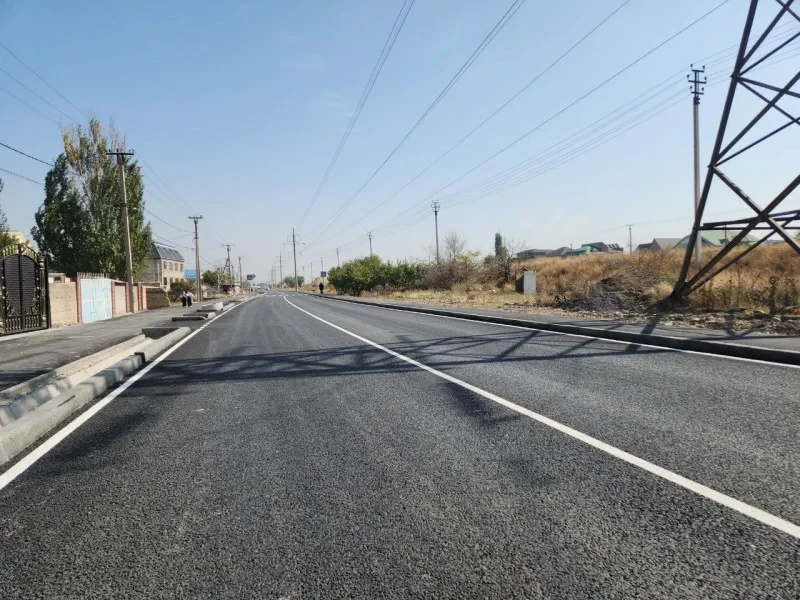 В Бишкеке завершено строительство новой дороги по улице Куланак