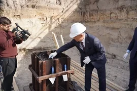 Заложена капсула в фундамент нового здания БЧРУ при Минприроды