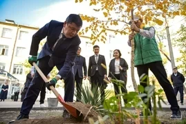 В Бишкеке высадят 10 тысяч саженцев