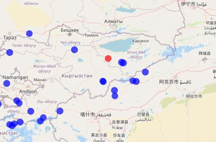 Жители Кыргызстана почувствовали землетрясение