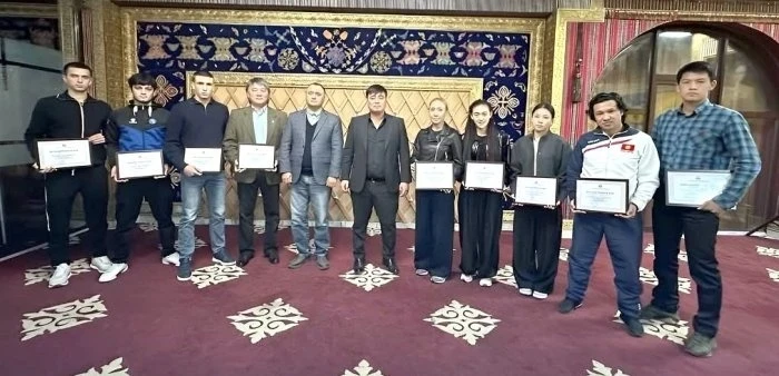 Таэквондистов Кыргызстана наградили за международные успехи